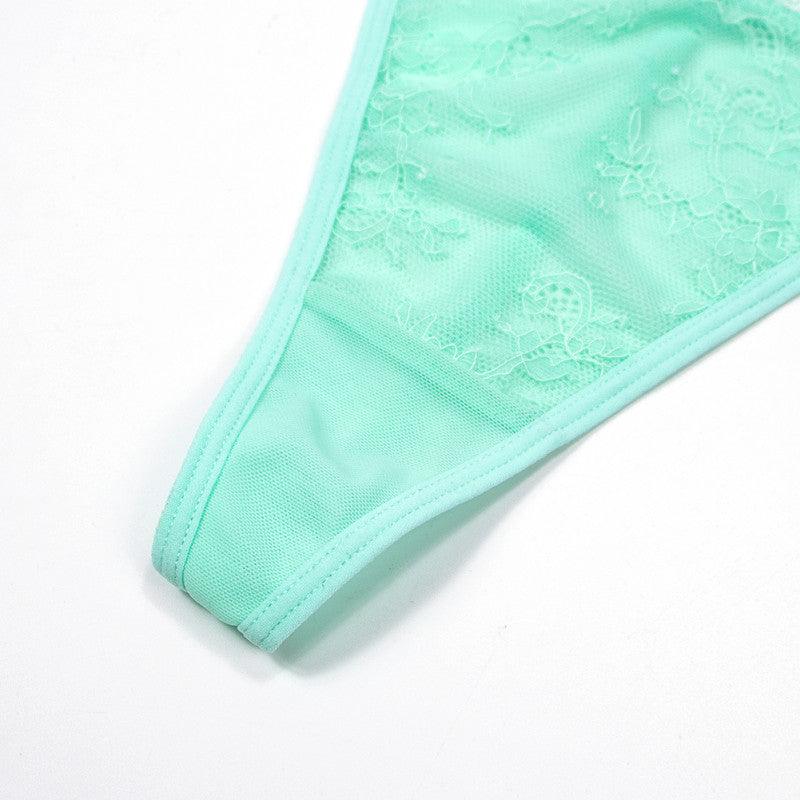 Silk Sexy Panties Lace Ultra Thin T Back Low Waist Panties - 808Lush