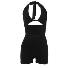 Women Summer Sexy Backless Cutout Romper