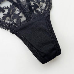 Sexy Thong Lace Underwear Women Black Panty - 808Lush