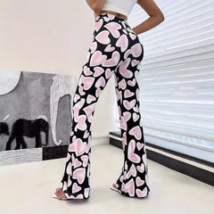 High Waist Hip Wrapped Casual Women Pants