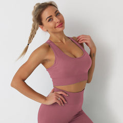 Breathable Yoga Running Shockproof Push up Sports Bra