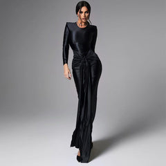 Women Elegant Socialite Maxi Dress