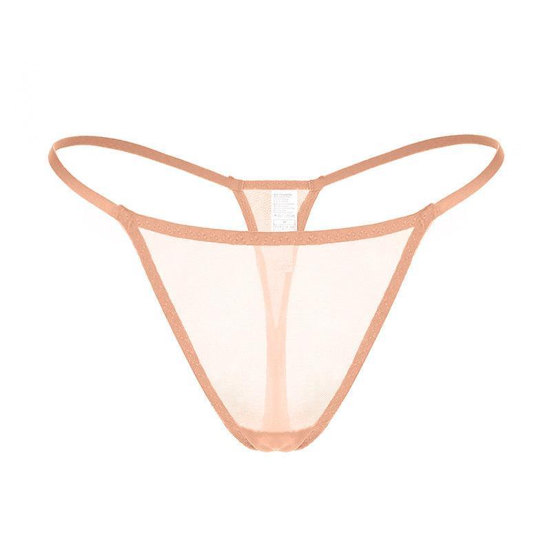 Sexy Mesh Sheer See Through T Shaped Panties - 808Lush