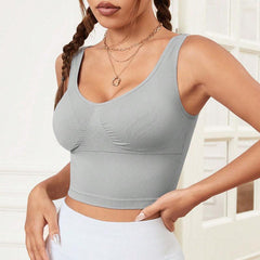 Sports Bra Breathable With Chest Pad