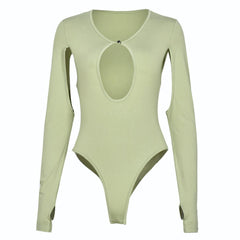 Long Sleeve Tight Sexy women bodysuit - 808Lush