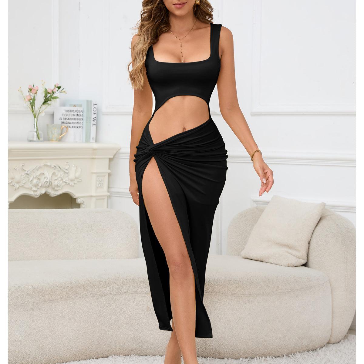 Hollow Out Cutout Out Cropped Sexy Dress - 808Lush