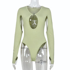 Long Sleeve Tight Sexy women bodysuit - 808Lush