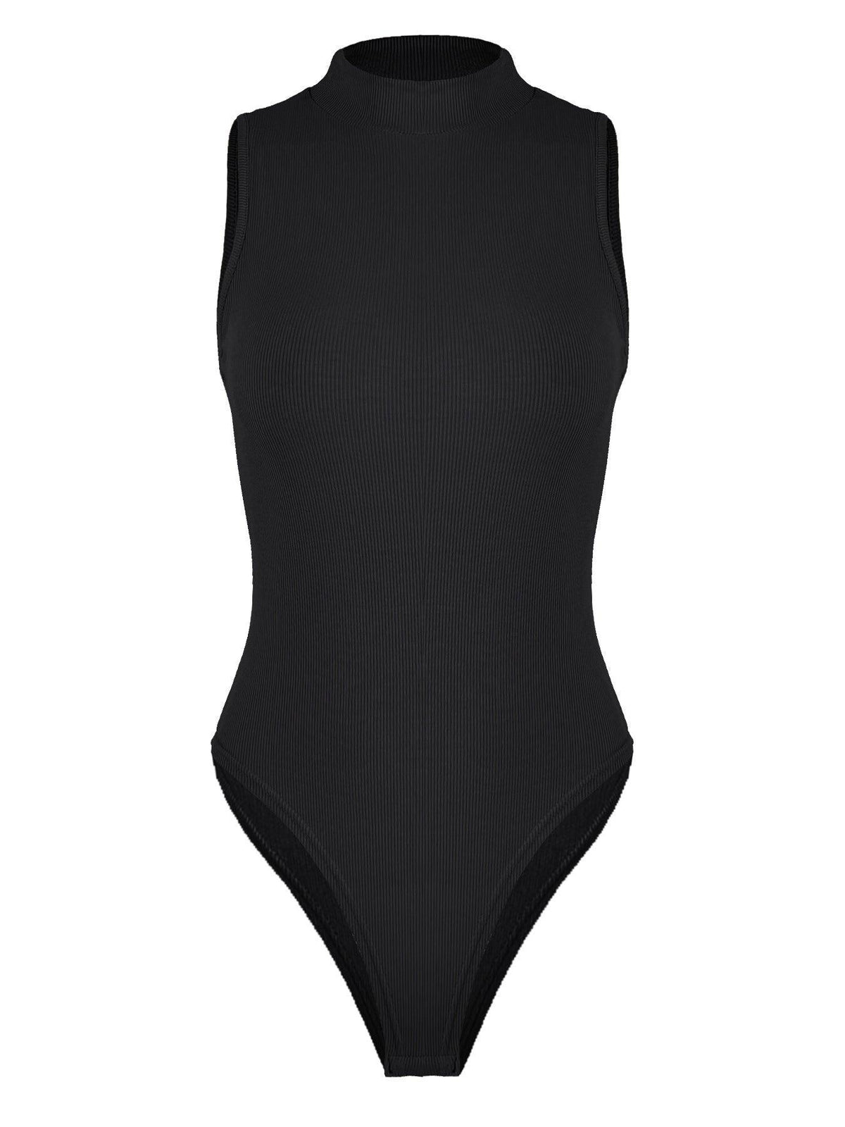 Women Bodysuit Sexy Slim Rib Sleeveless - 808Lush