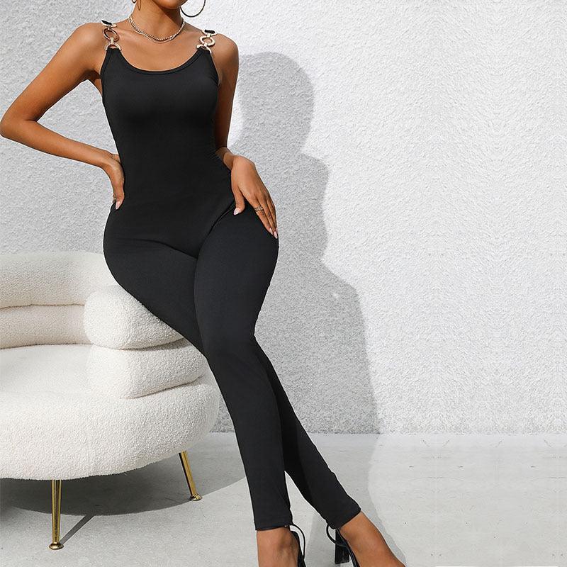 Sexy Black Jumpsuit - 808Lush