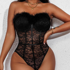 Sexy Lace Tube Top women bodysuit - 808Lush