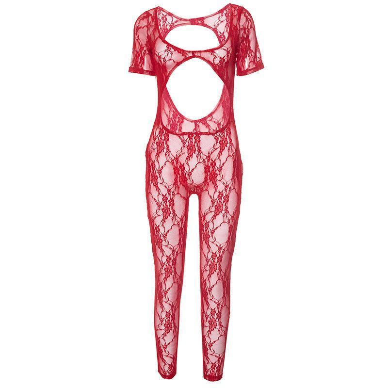 Sexy Lace Stitching bodystocking - 808Lush