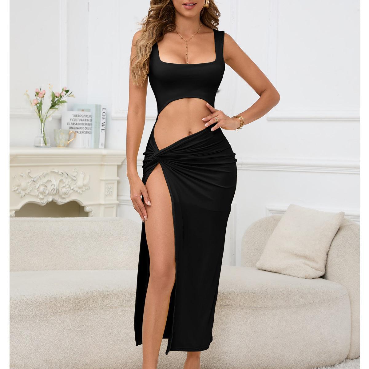 Hollow Out Cutout Out Cropped Sexy Dress - 808Lush