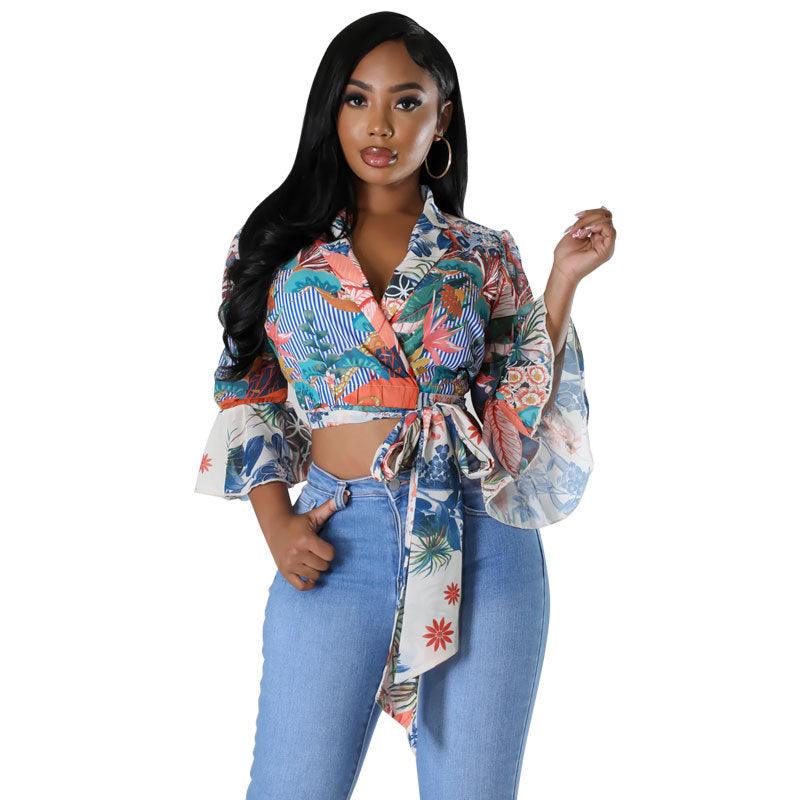 Printed Women Casual Blouse