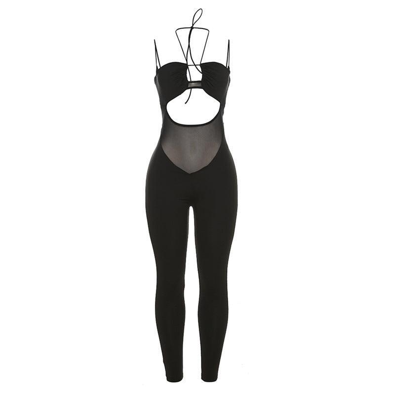 Sexy See through Knit One Piece Jumpsuit - 808Lush