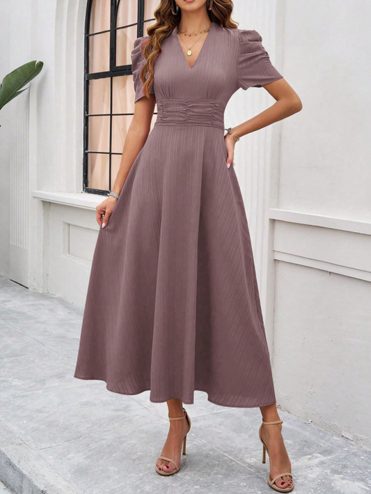 Women's elegant waist dress