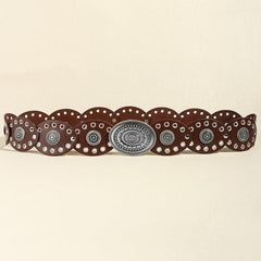 Oval PU Belt - 808Lush