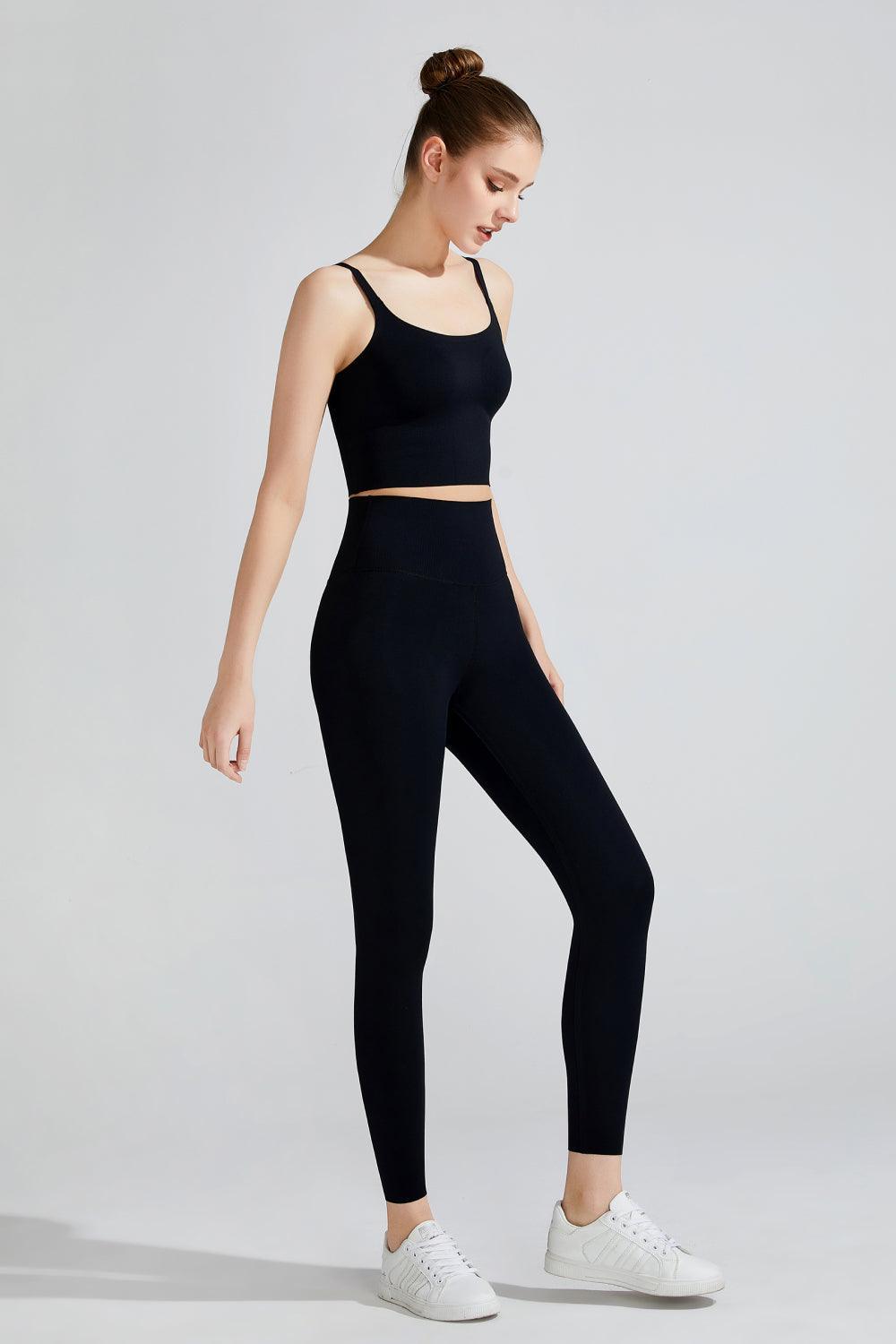 Wide Waistband Sports Leggings - 808Lush