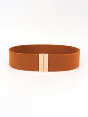 Alloy Buckle Elastic Belt - 808Lush