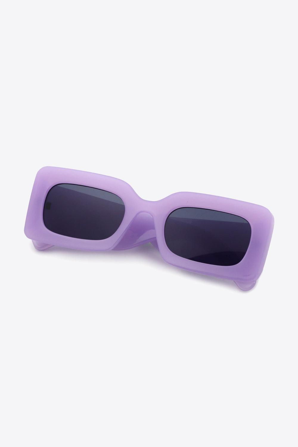 Polycarbonate Frame Rectangle Sunglasses - 808Lush