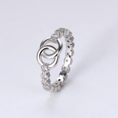 925 Sterling Silver Zircon Ring - 808Lush