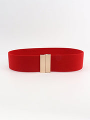 Alloy Buckle Elastic Belt - 808Lush