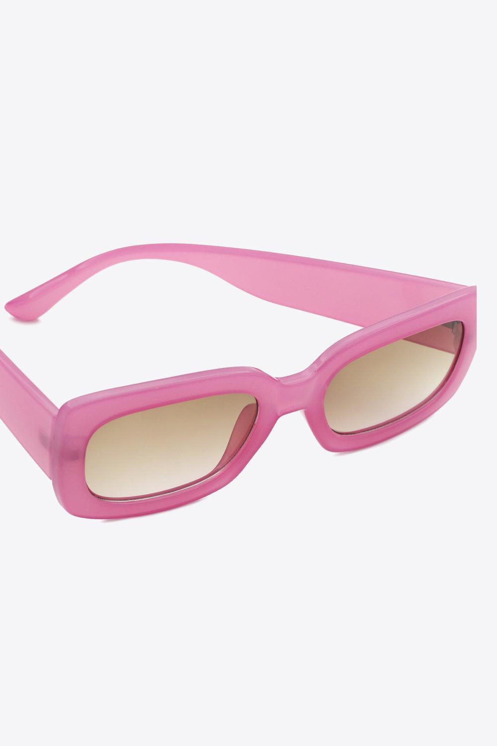 Polycarbonate Frame Rectangle Sunglasses - 808Lush