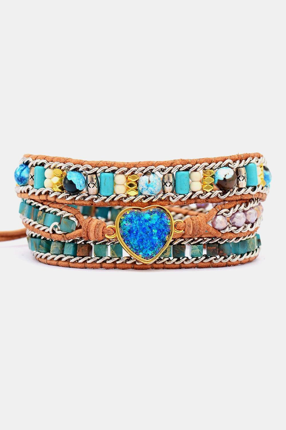 Heart Layered Bracelet - 808Lush