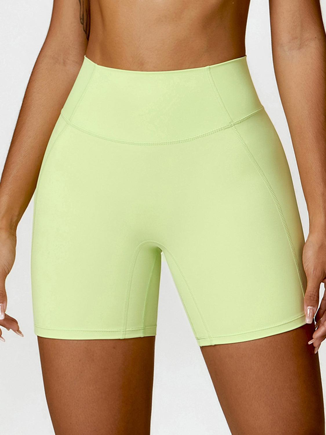 High Waist Active Shorts - 808Lush