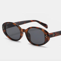 Polycarbonate Frame Oval Sunglasses - 808Lush