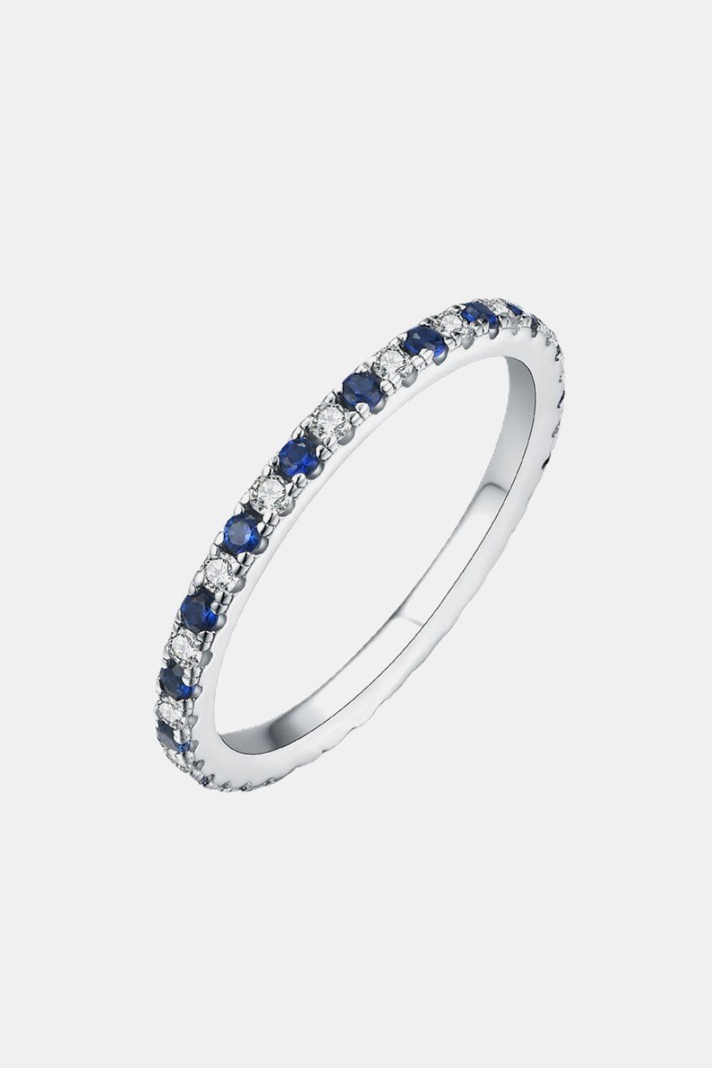 Moissanite Lab-Grown Sapphire Rings - 808Lush