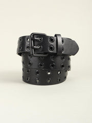 Grommet PU Leather Belt - 808Lush