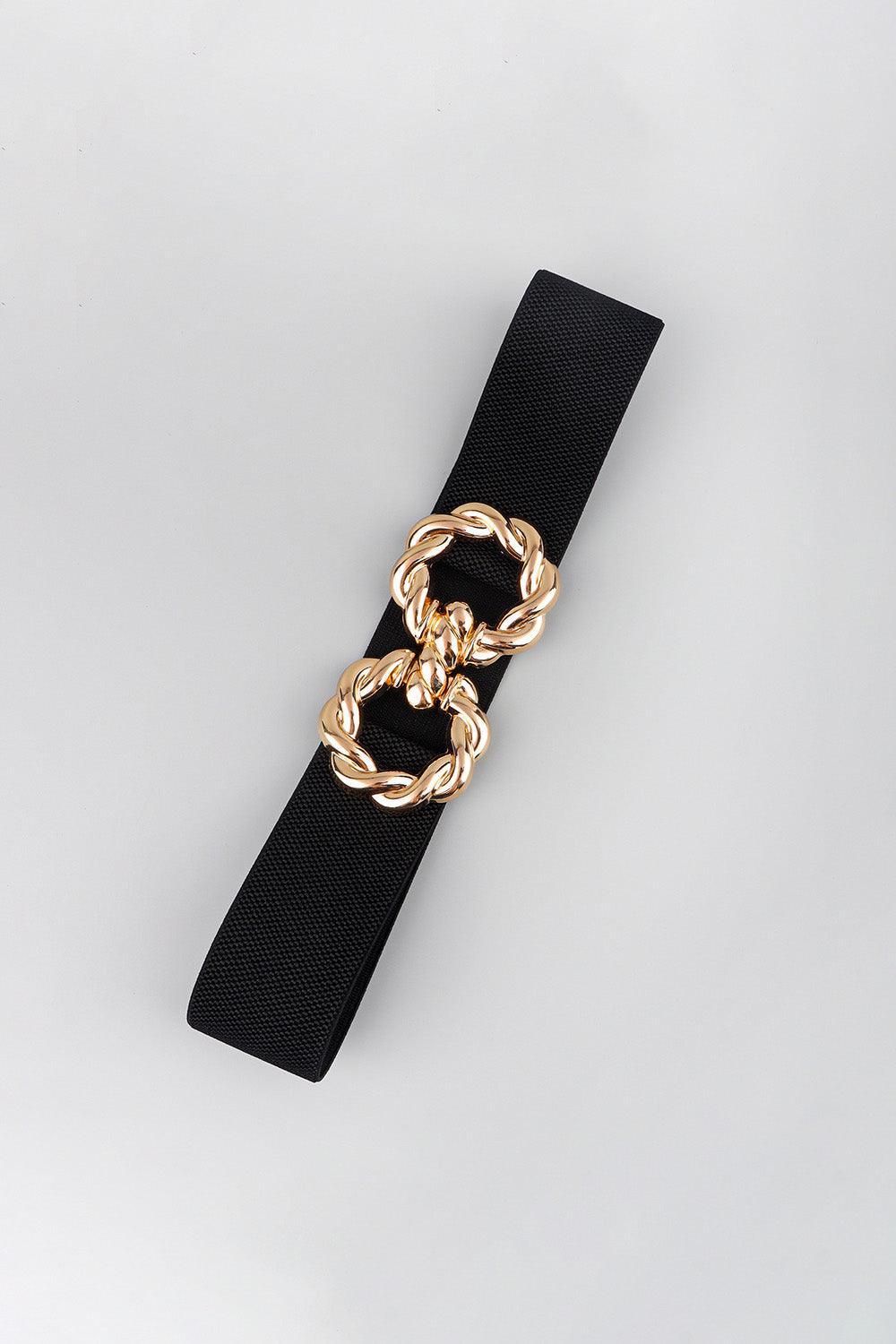 Zinc Alloy Buckle Elastic Belt - 808Lush