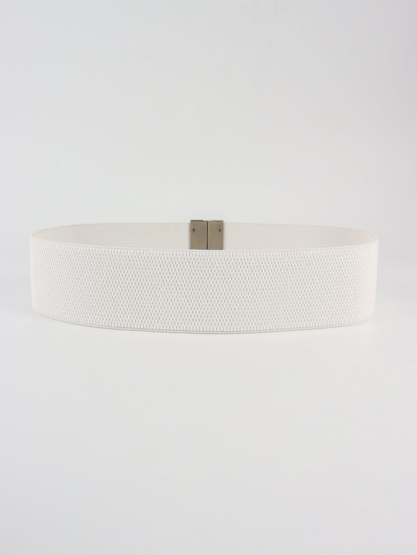 Alloy Buckle Elastic Belt - 808Lush