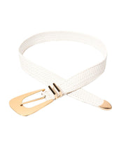 Irregular Buckle Braid Belt - 808Lush