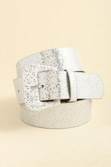 Glitter PU Leather Belt - 808Lush