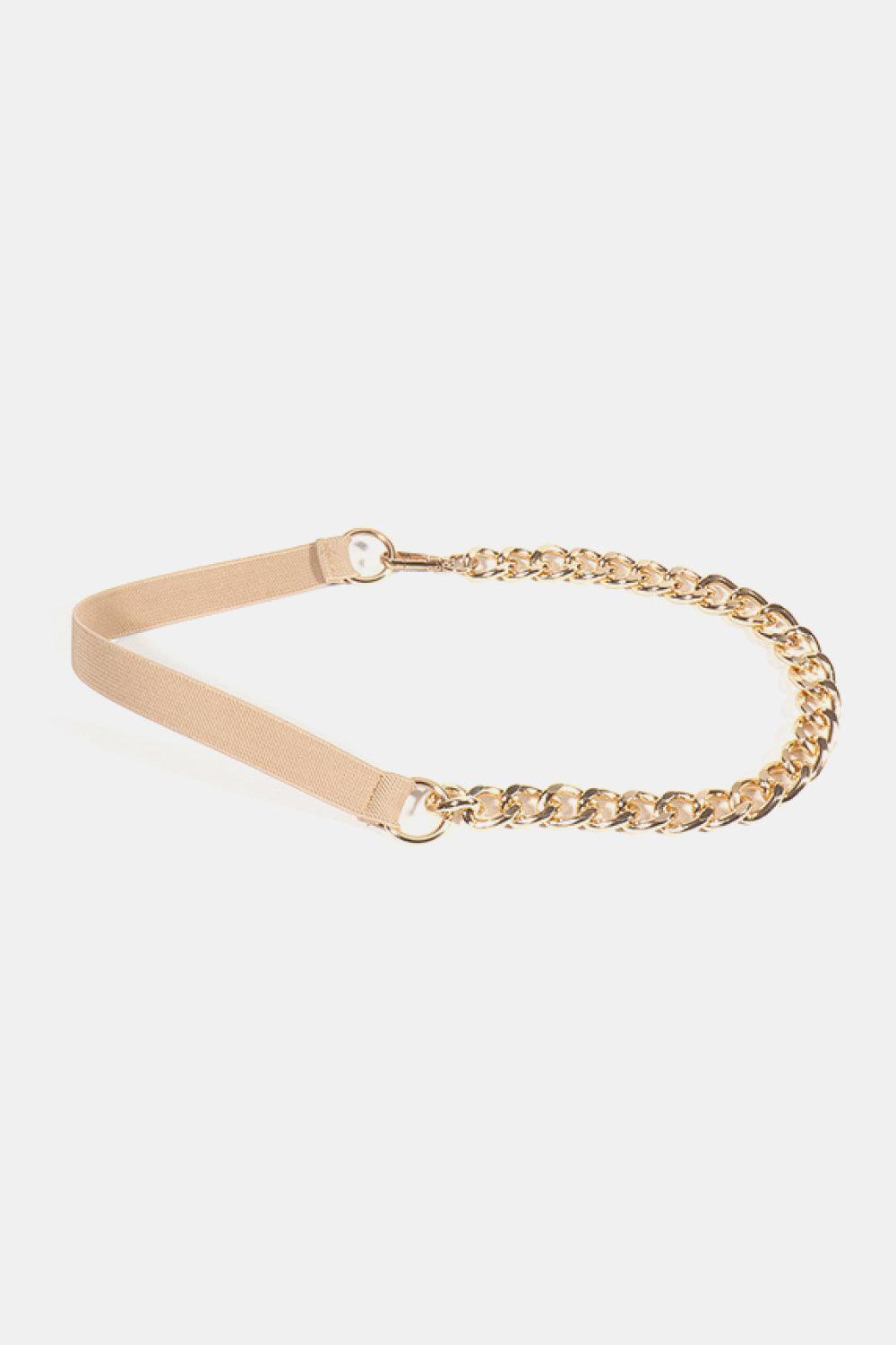 Half Alloy Chain Elastic Belt - 808Lush