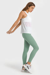 High Waist Ankle-Length Yoga Leggings - 808Lush