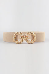 Zinc Alloy Buckle Elastic Belt - 808Lush