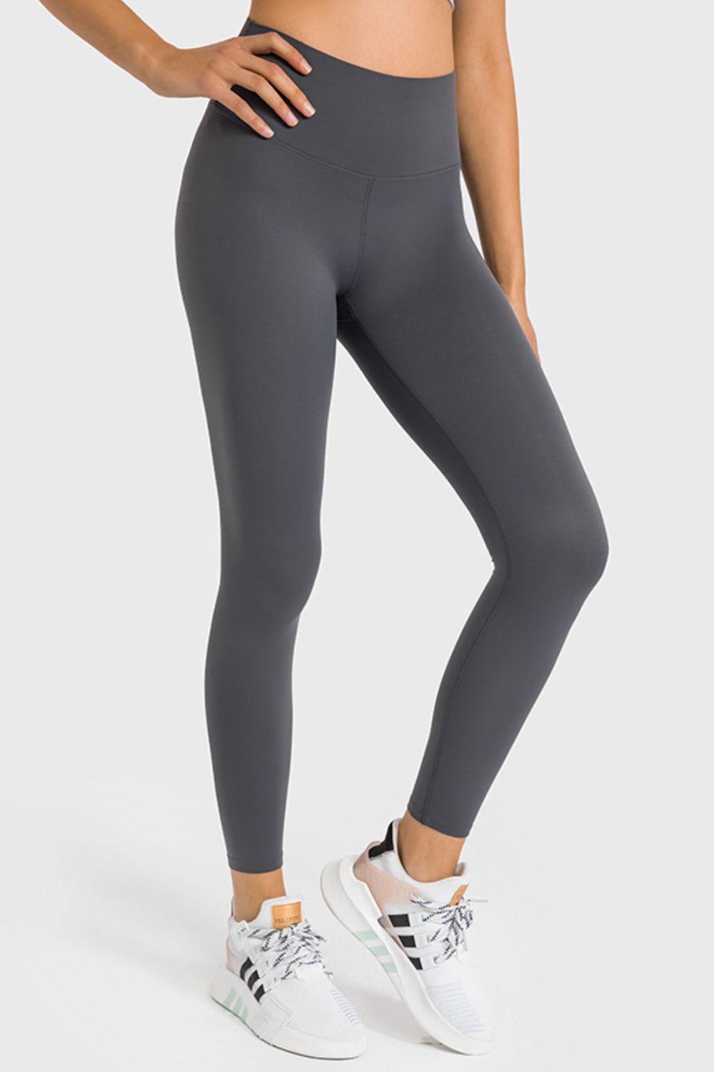 High Waist Ankle-Length Yoga Leggings - 808Lush