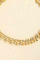 1" Width Acrylic Curb Chain Belt - 808Lush