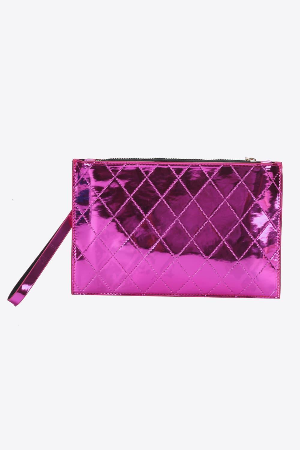 PU Leather Wristlet Bag - 808Lush