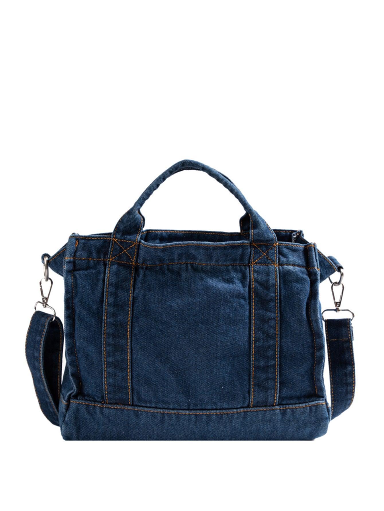 Adored Denim Shoulder Bag - 808Lush