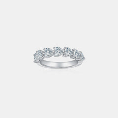 2.1 Carat 925 Sterling Silver Moissanite Heart Ring - 808Lush