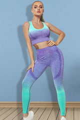 Gradient Sports Tank and Leggings Set - 808Lush