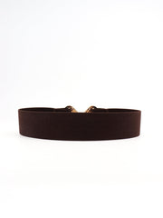 Geometric Buckle Elastic Wide Belt - 808Lush