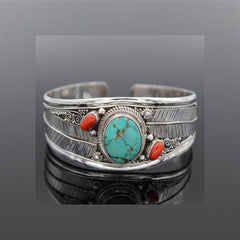 Turquoise Open Bracelet - 808Lush