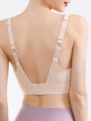 Scoop Neck Wide Strap Active Bra - 808Lush