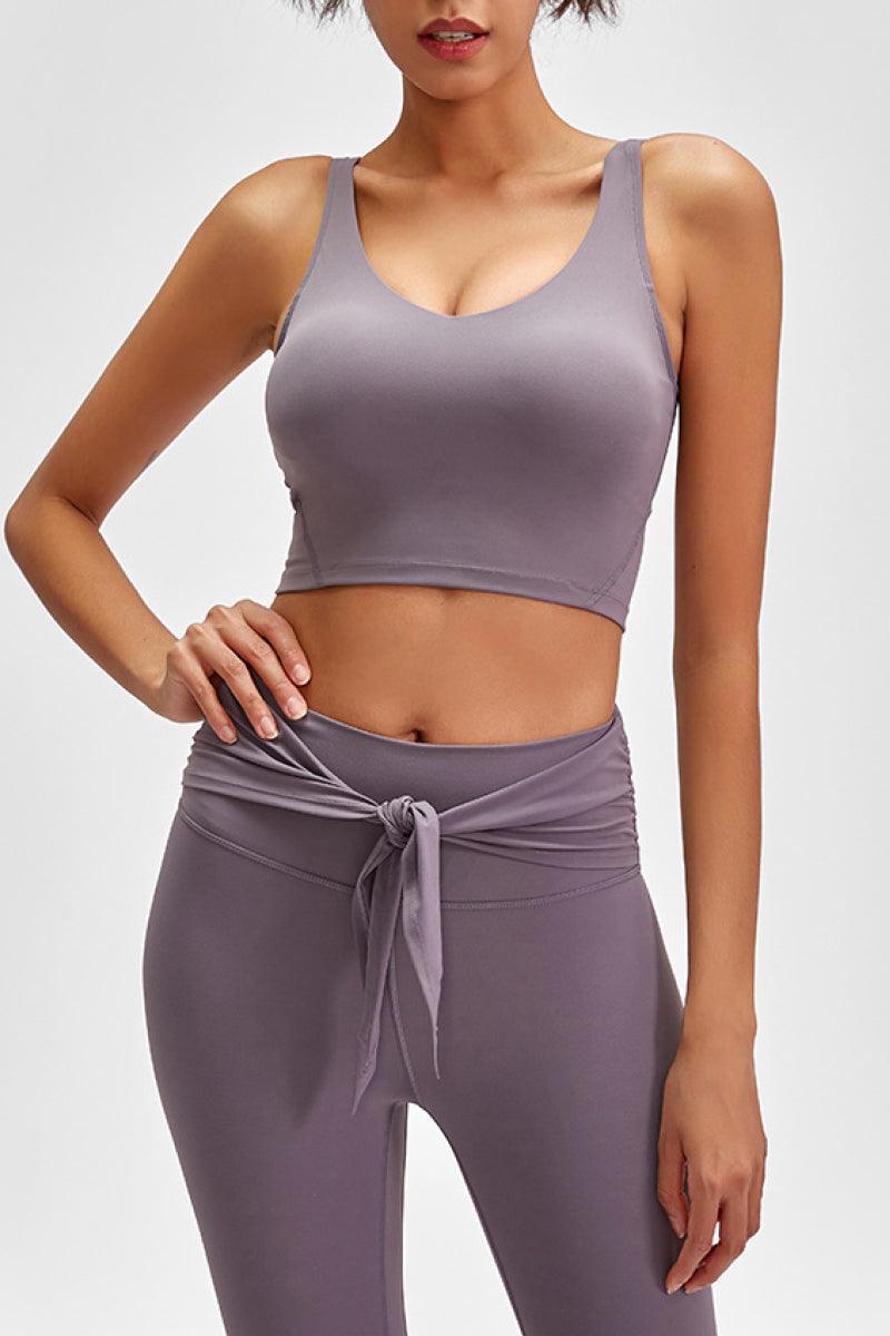 Scoop Back Sports Bra - 808Lush