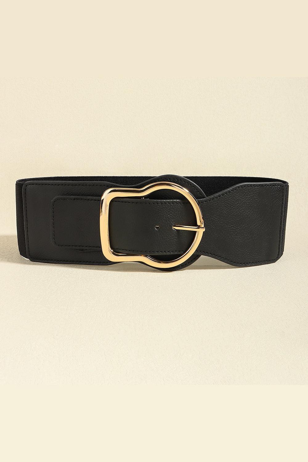 Zinc Alloy PU Leather Belt - 808Lush