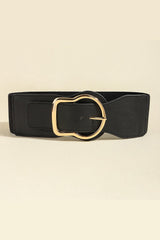 Zinc Alloy PU Leather Belt - 808Lush